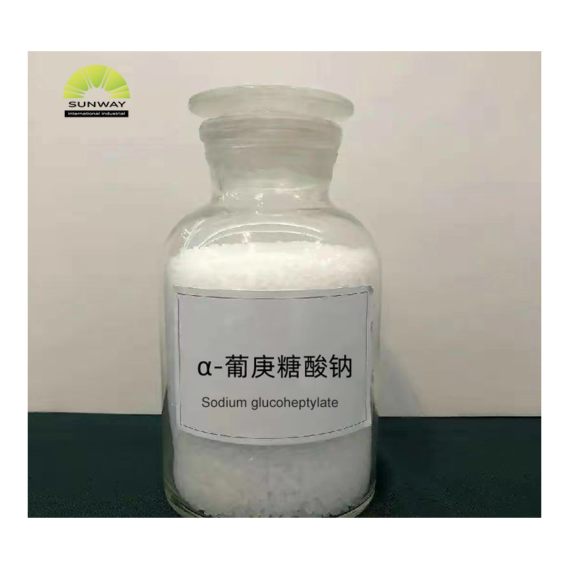 Dihydrate C7H13O8Na de Glucoheptonate de sodium de produits chimiques industriels pour le traitement de l'eau