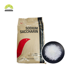 SUNWAY Fabricant Spot Supply Saccharine de sodium 8-12 Mesh Granulaire de qualité alimentaire Saccharine de sodium Édulcorant en poudre