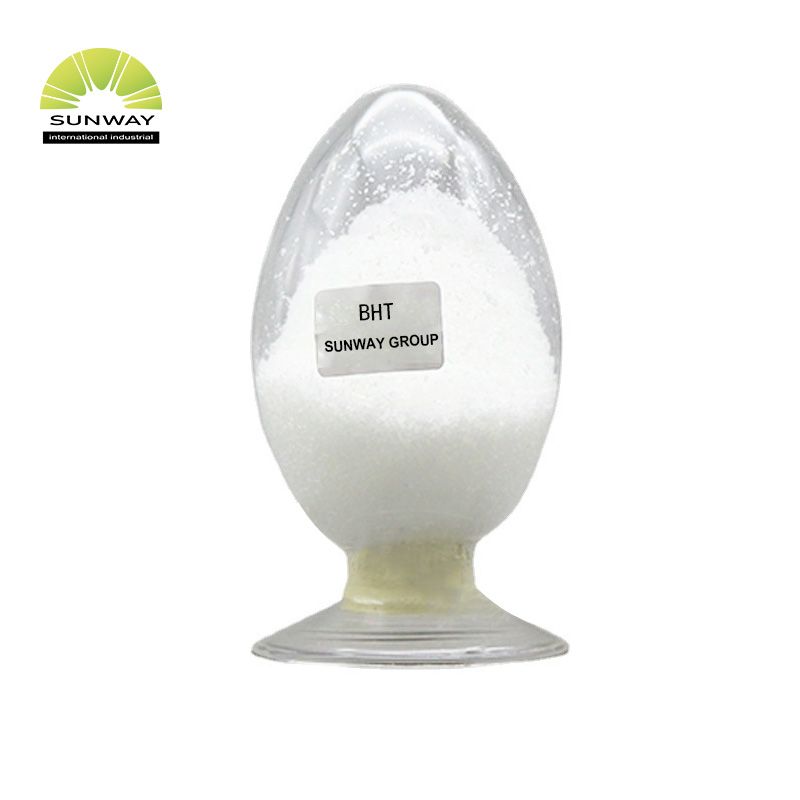 SUNWAY Fournir une poudre d'hydroxytoluène butylé de pureté 99 % BHT CAS 128-37-0