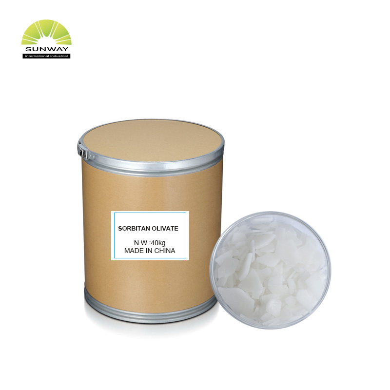 Émulsifiants en flocons d'olivate de sorbitane/glucoside de cétéaryle pour lessive