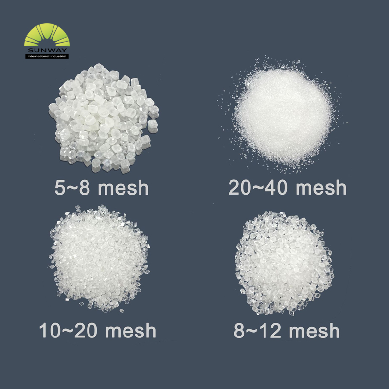 SUNWAY Fabricant Spot Supply Saccharine de sodium 8-12 Mesh Granulaire de qualité alimentaire Saccharine de sodium Édulcorant en poudre