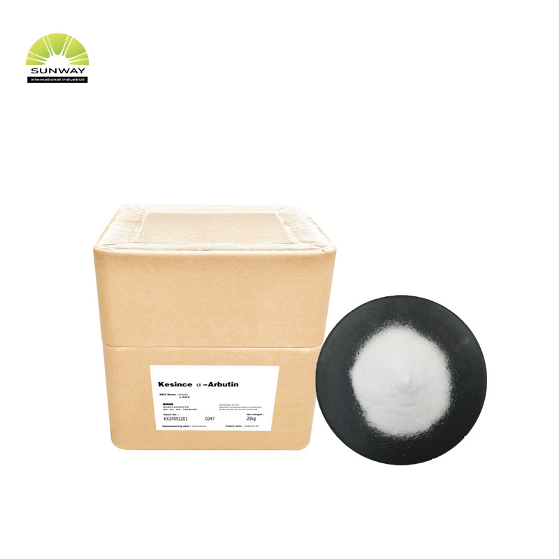 Matière première cosmétique α-arbutine, poudre d'alpha-arbutine, CAS 84380-01-8, prix de l'alpha-arbutine