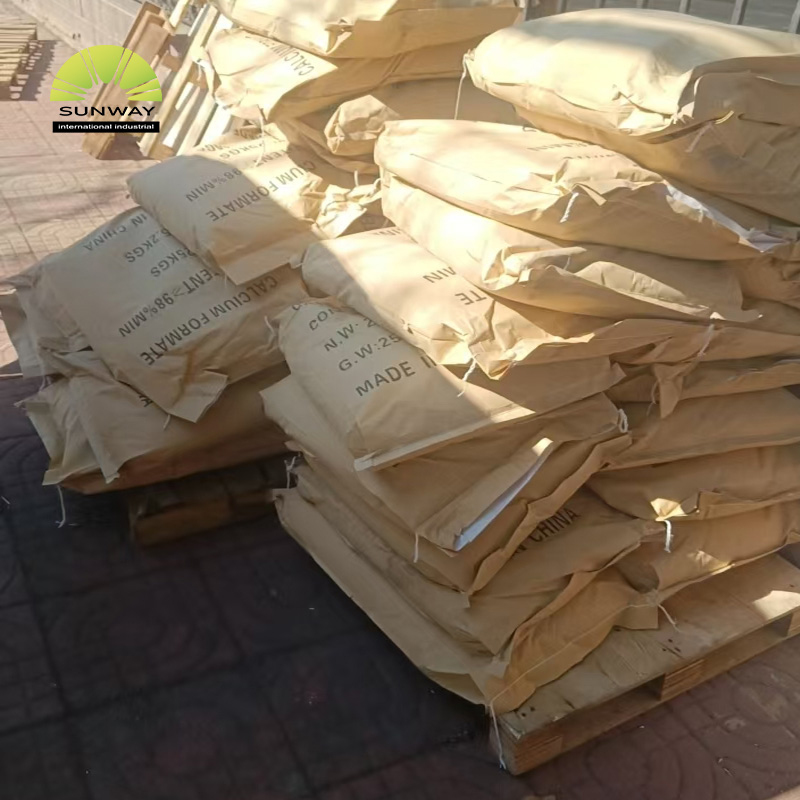 Formiate de calcium de qualité industrielle, poudre cristalline de formiate de calcium blanc, nano-formiate de calcium au meilleur prix