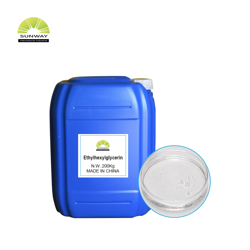 Matières premières pour détergent cosmétique de haute pureté, conservateurs, liquide transparent, 99 % d'éthylhexylglycérine