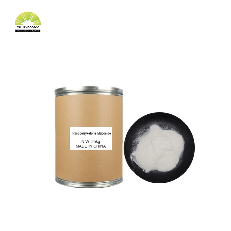 Matière première cosmétique à 99,5 % : glucoside de cétone de framboise (CAS 38963-94-9) pour sérum éclaircissant