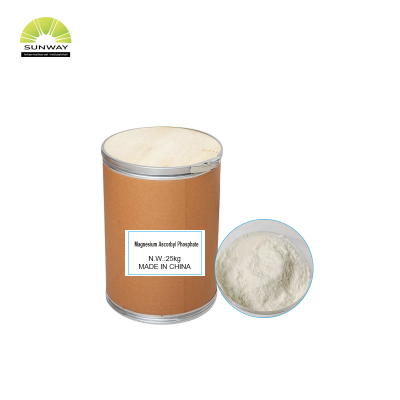 Ingrédients cosmétiques d'une pureté de 99 % CAS 114040-31-2 : Phosphate d'ascorbyle de magnésium (MAP) pour lotion/crème éclaircissante pour la peau