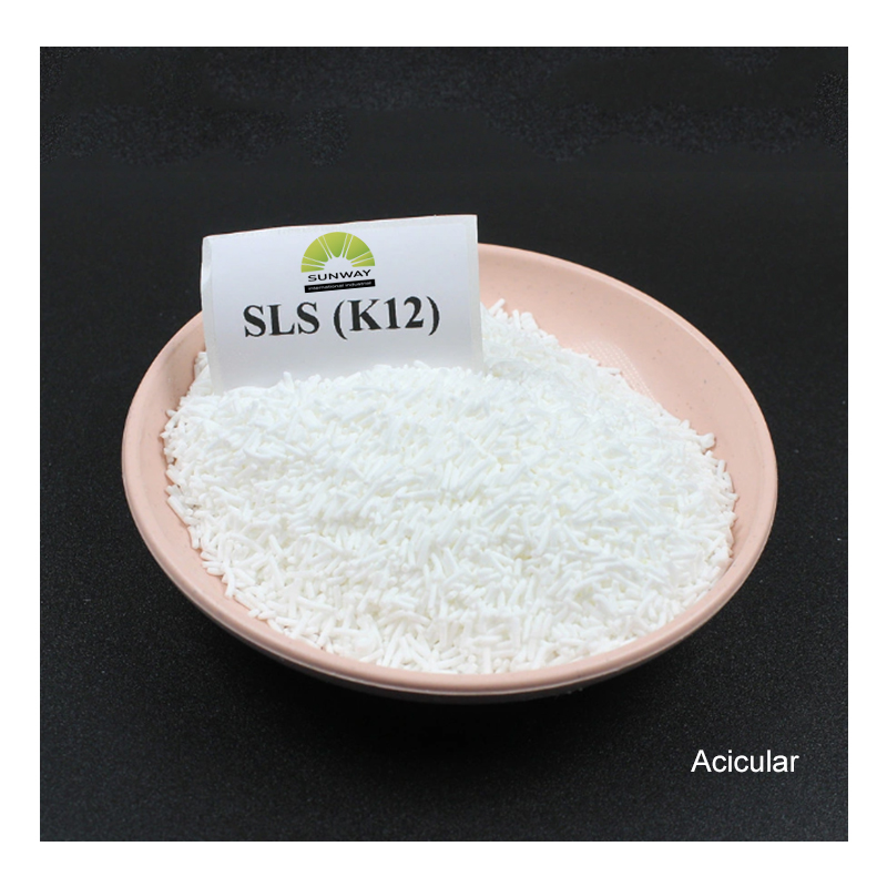 SUNWAY Tensioactif chimique Sodium lauryl sulfate Sls K12 poudre aiguille 92% 93%