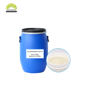 Matières premières pour détergents solvants en usine : huile de ricin hydrogénée PEG-40