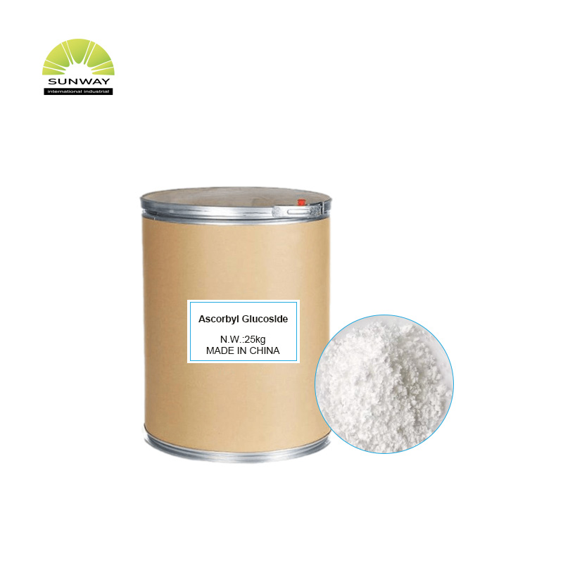 Poudre de glucoside d'ascorbyle AA2G de qualité cosmétique pour éclaircir le teint et produits blanchissants