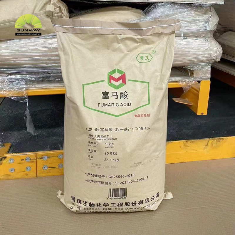 SUNWAY Poudre cristalline blanche à 98,5 % CAS 110-17-8 Acide fumarique 