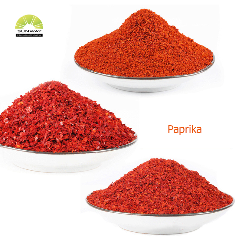 SUNWAY Poudre de poivron rouge aux épices en gros Poudre de piment rouge Poudre de paprika