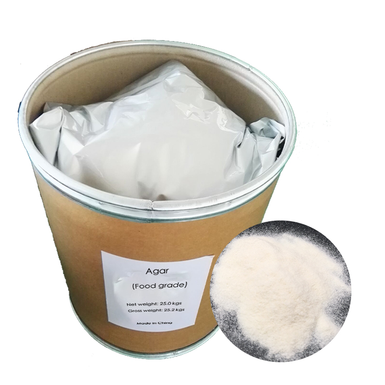 Haute qualité prix de gros agar agar poudre épaississant alimentaire fabricant de qualité alimentaire pour pudding/yaourt