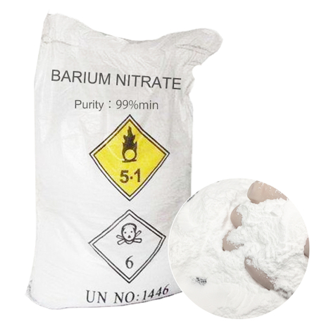 Nitrate de qualité technique de haute qualité Symbole de nitrate de tritrate de baryum soluble dans l'eau utilise