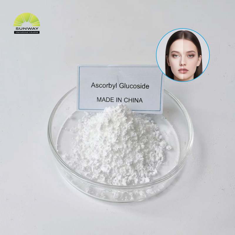 Poudre de glucoside d'ascorbyle AA2G de qualité cosmétique pour éclaircir le teint et produits blanchissants