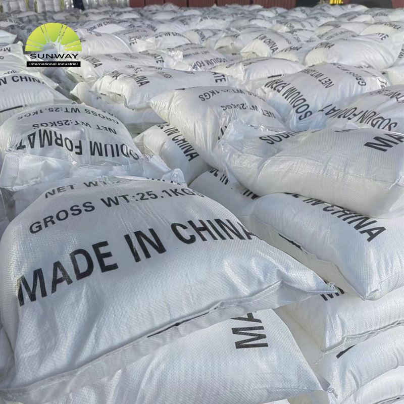 Formiate de sodium de qualité industrielle, pureté à 98 %