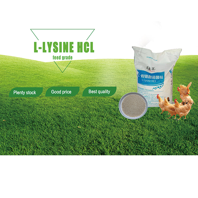 Offre spéciale 98,5% 70% lysine hcl sulfate meihua chlorhydrate poudre de L-lysine de qualité alimentaire