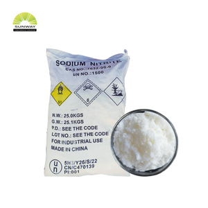 SUNWAY Additifs alimentaires Conservateur 98,5 % Poudre ou particules cristallines blanches à jaunâtres Nitrite de sodium CAS 7632-00-0