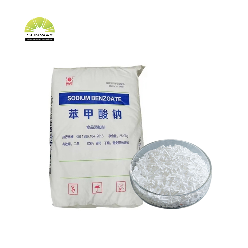 Sunway Raw Chemicals Prix d'usine Priche de benzoate de sodium pour le cosmétique