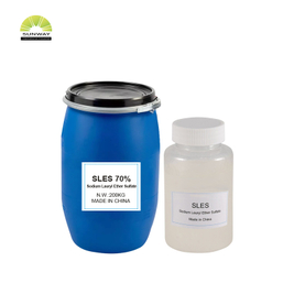 Fabricant chinois de matières premières de détergent d'usine SLES 70 % Texapon N70 Sodium Lauryl Ether Sulfate AES Prix pour le shampooing tensioactif CAS 68585-34-2