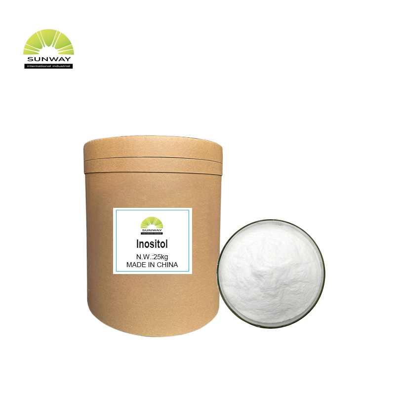 Poudre d'inositol de haute qualité à 99 % disponible directement d'usine, avec échantillon gratuit.