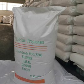 Propionate de calcium de qualité alimentaire en vrac, poudre blanche granulée E282, pour la boulangerie, CAS 4075-81-4, sac de 25 kg