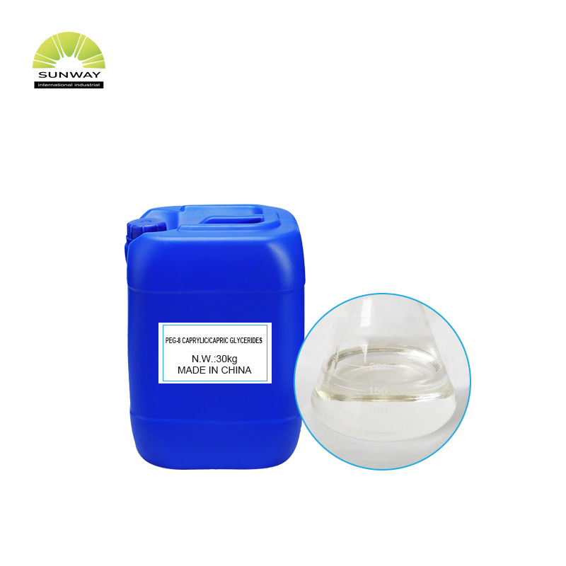 Matières premières chimiques quotidiennes pour l'approvisionnement des usines : glycérides capryliques/capriques PEG-8