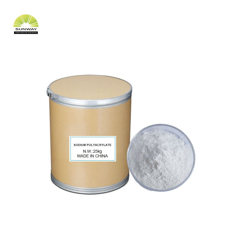 Poudre épaississante blanche de qualité cosmétique, de haute pureté, polyacrylate de sodium CAS 9003-04-7, en gros