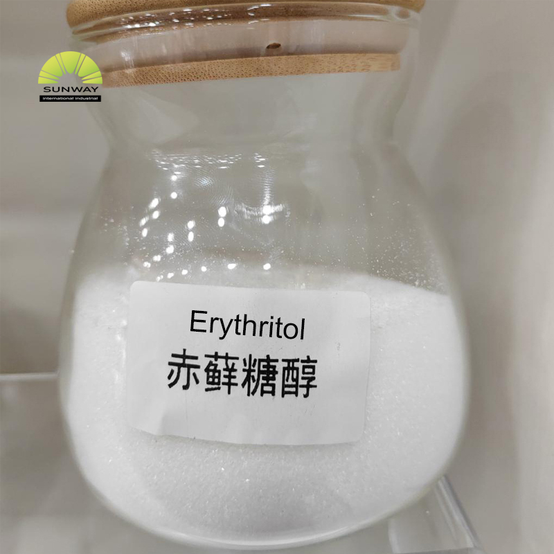 SUNWAY Édulcorant de qualité alimentaire en poudre d'érythritol 25 kg emballé dans un sac en stock